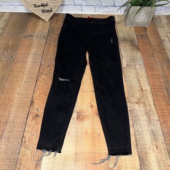 Spanx Vintage Distressed Ankle Skinny Jeans Size Large Black 20213R 
Size L - Picture 5 of 11